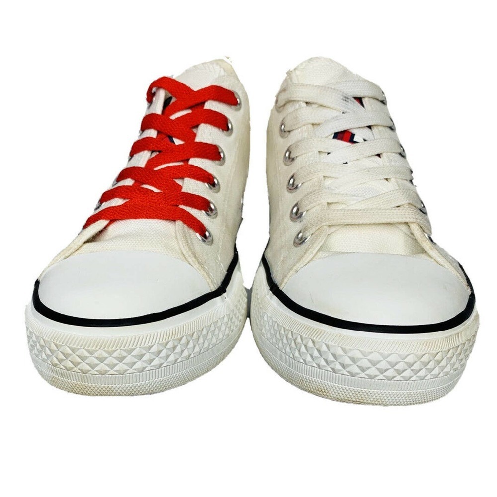 Los Angeles Angels Unisex Canvas Baseball Shoes MLB Sneakers Sz 39 M 6.5 W 8.5 - Picture 7 of 11